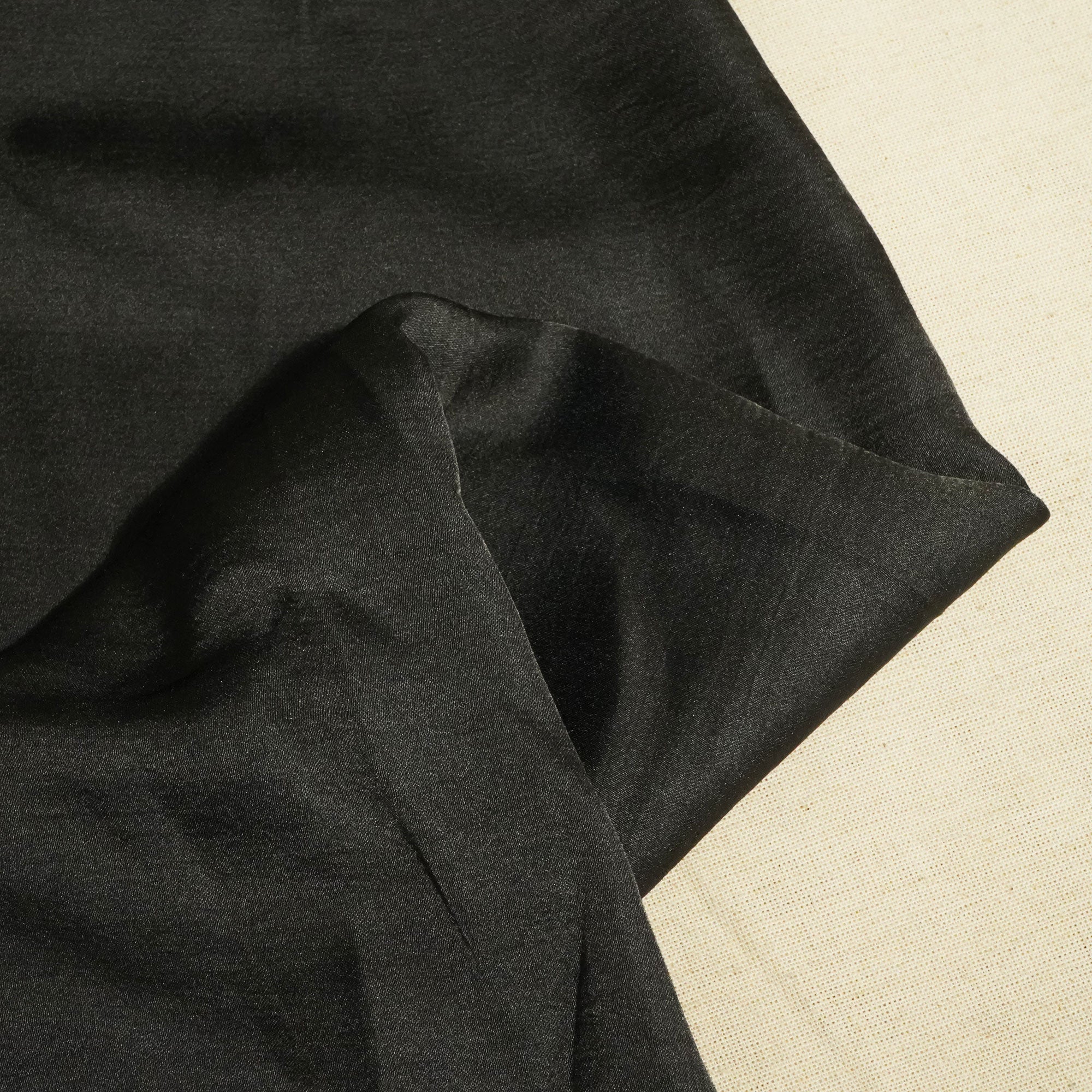 Dark Grey Solid Bemberg Silk KC-16040