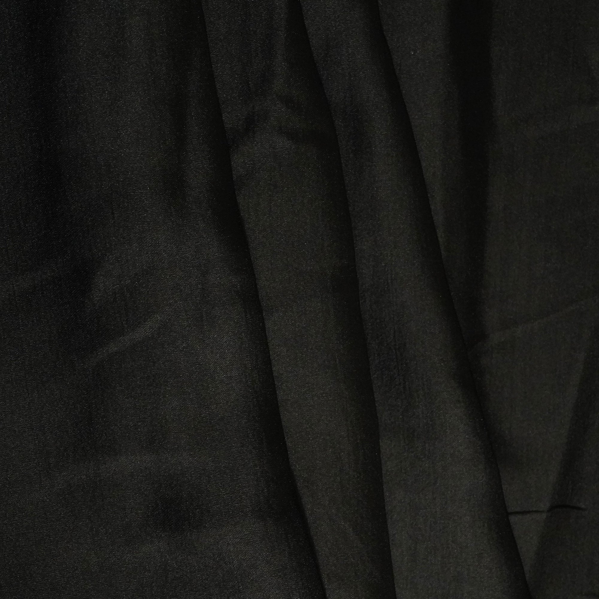 Dark Grey Solid Bemberg Silk KC-16040