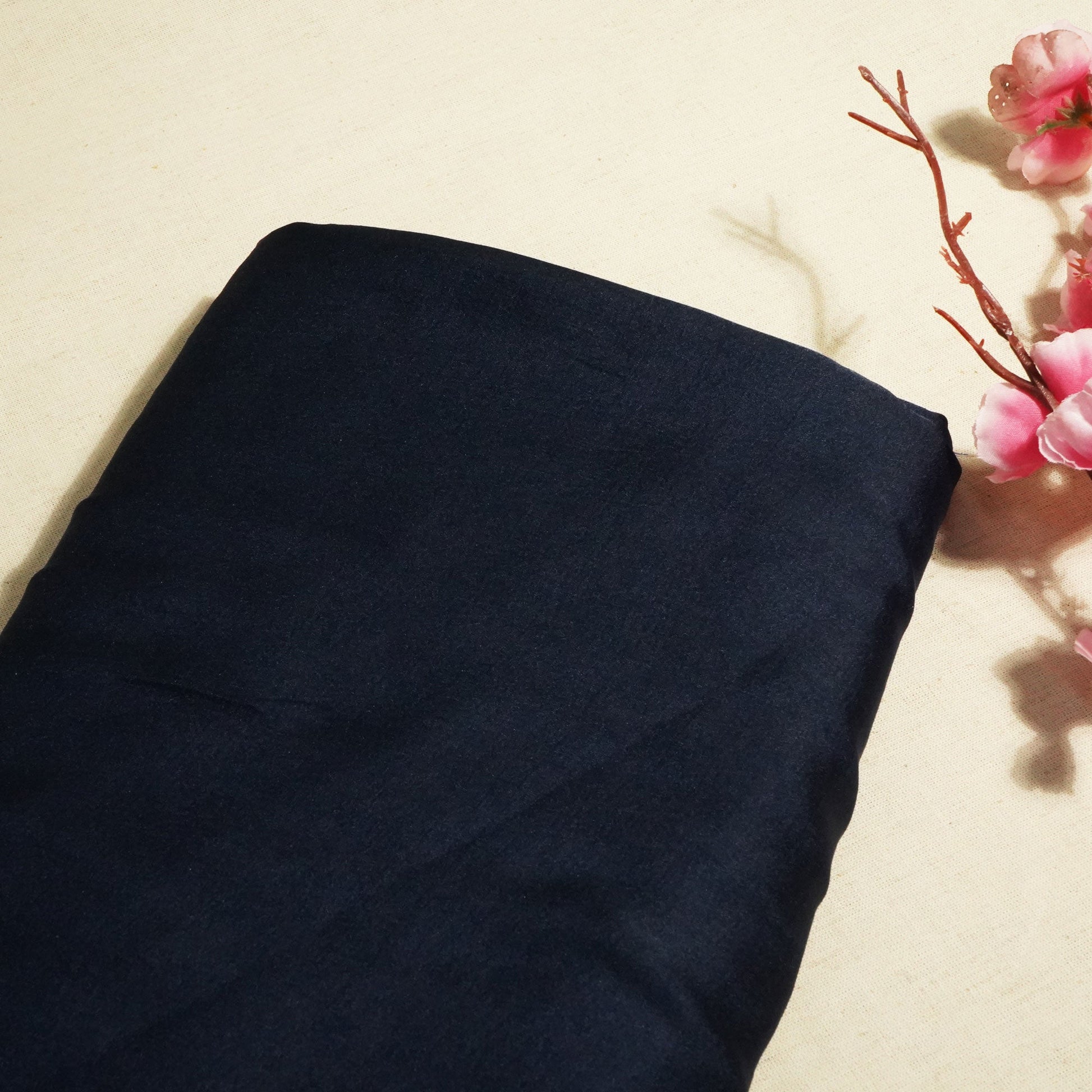 Teal Blue Solid Bemberg Silk 16042