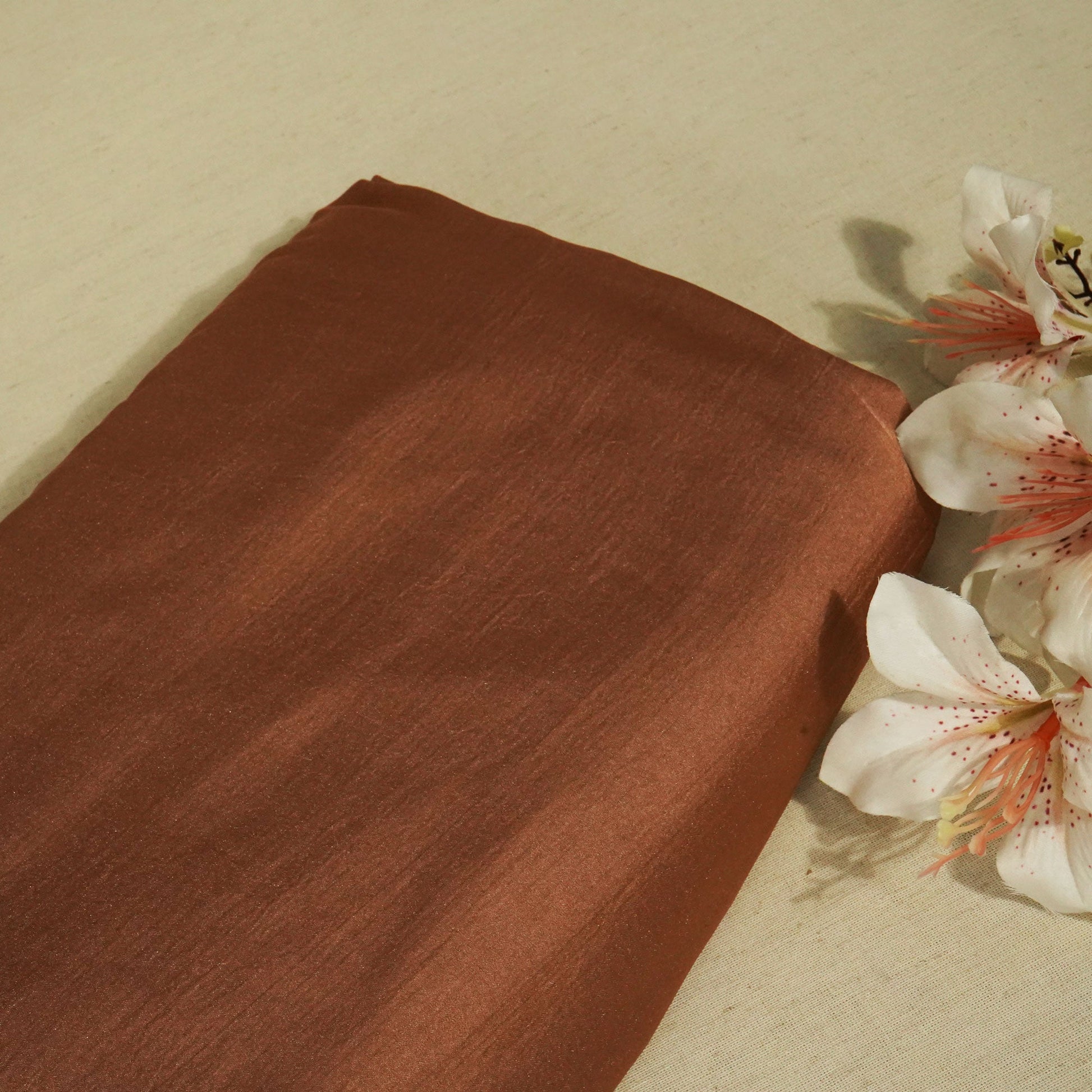 Copper Solid Bemberg Silk Fabric KC-16046