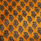 Mustard Yellow Ajrakh Border Print Muslin SSF-16171
