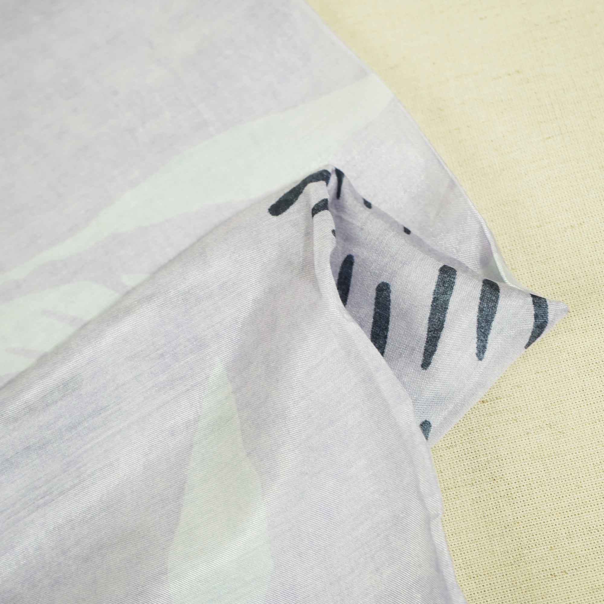 Blue Abstract Print Muslin SSF-16180