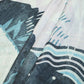 Blue Abstract Print Muslin SSF-16180