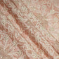 Pink Floral Sequins Dyeable Tissue SF-16258