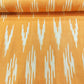 Orange Light Cream Ikkat Print Cotton SS-16292