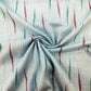 Blue Pink Green Ikkat Print Cotton SS-16328