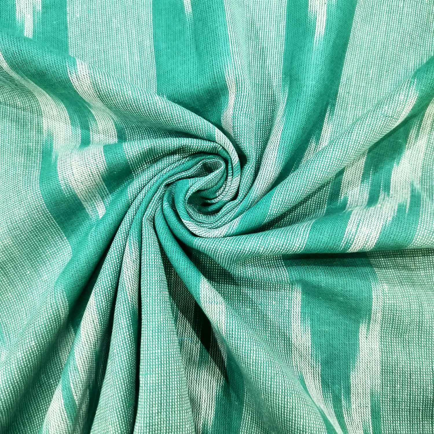 Green Light Green Ikkat Print Cotton SS-16335