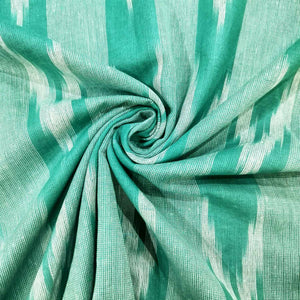 Green Light Green Ikkat Print Cotton SS-16335