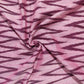 Pink Maroon Ikkat Print Cotton Fabric 16339