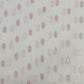 Off White Multicolor Stripes Silver Lurex Dobby Embroidery Dyeable Cotton Fabric