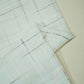 OffWhite Brown Check Dobby Embroidery Dyeable Cotton DE-16404