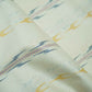 OffWhite Yellow Ikkat Dobby Embroidery Cotton DE-16412