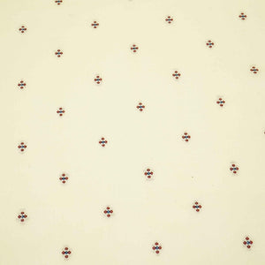 Yellow Purple Buti Dobby Embroidery Cotton DE-16423