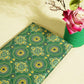 Yellow Handblock Print Modal Satin VC-16455