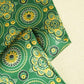 Yellow Handblock Print Modal Satin VC-16455
