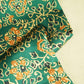 Turtle Green Floral Print Modal Satin VC-16462