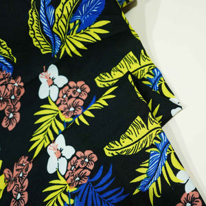 Hunter Green Handblock Print Modal Satin VC-16470
