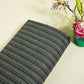 Black & Grey Stripes Print Linen RS-16501