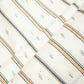 White Multicolor stripes Dobby Print Linen RS-16516