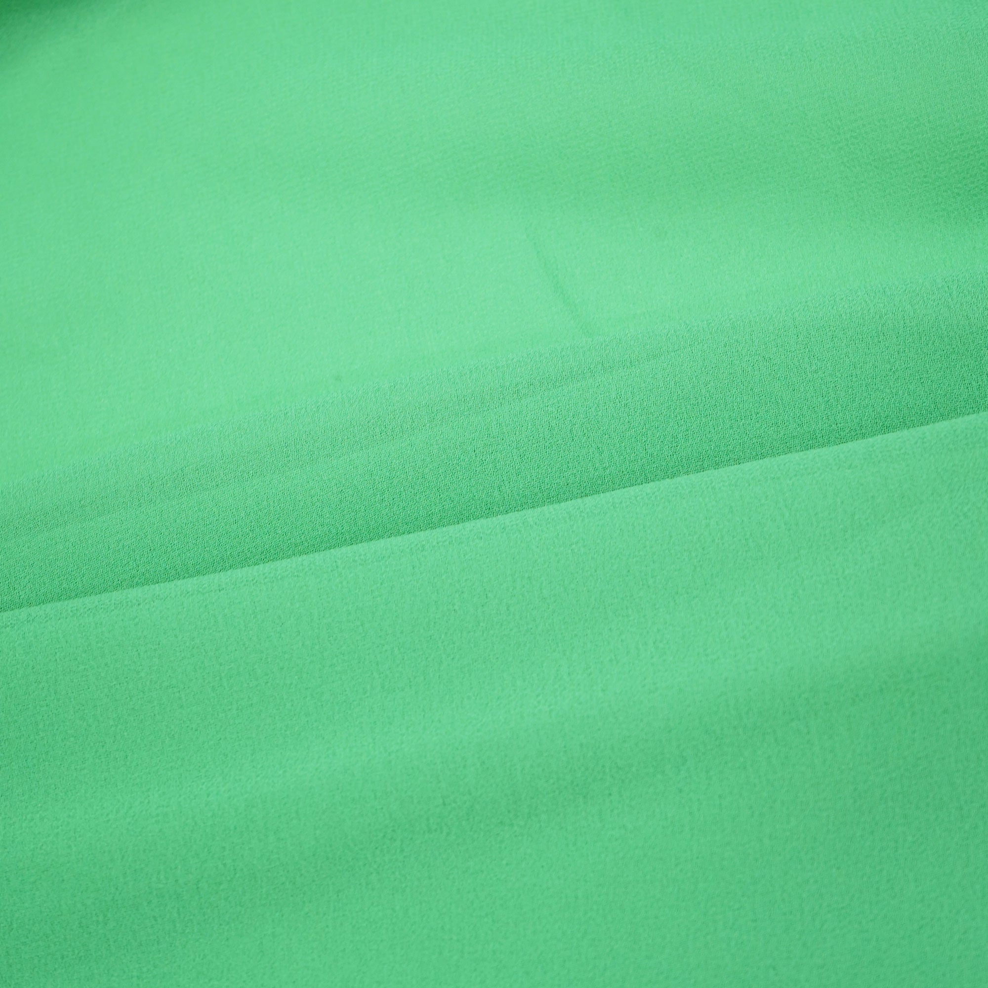 Emerald Green Solid Georgette VF-16547