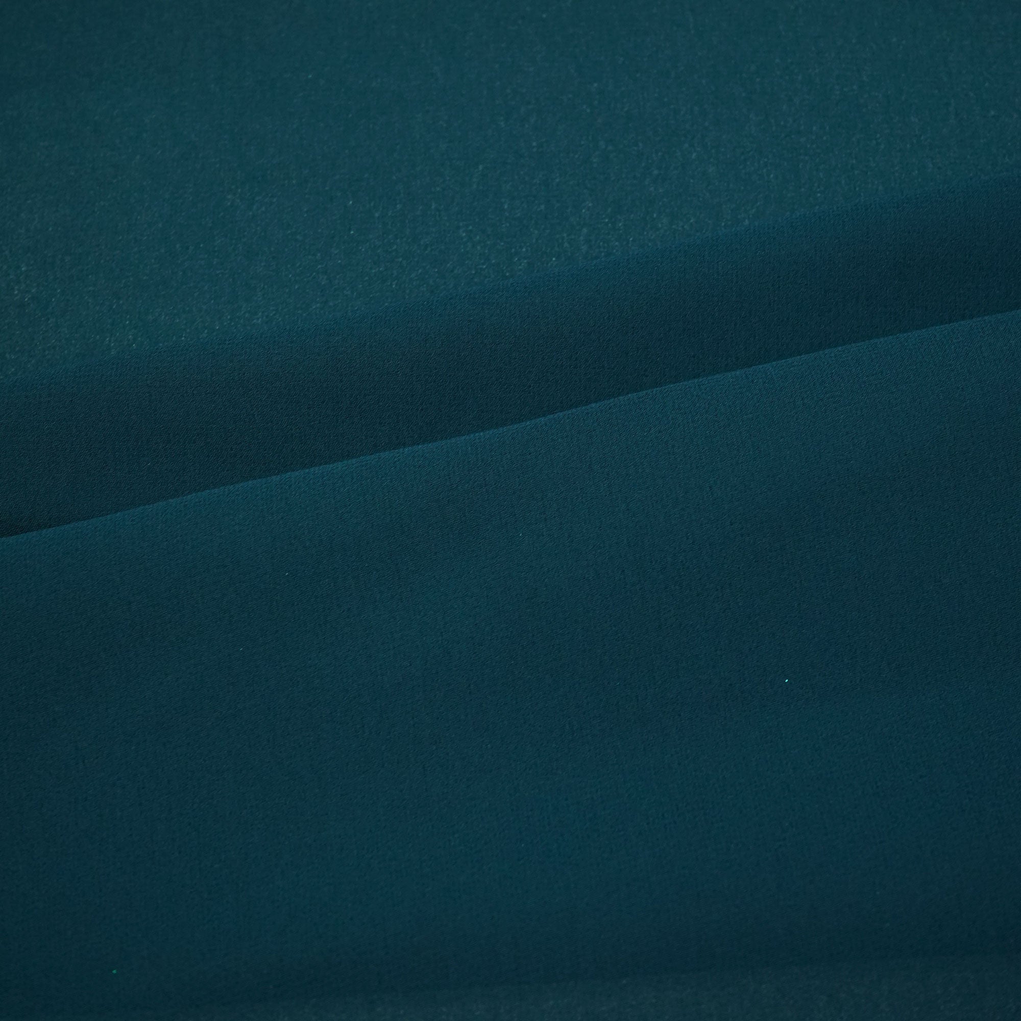 Dark Cyan Green Solid Georgette VF-16548