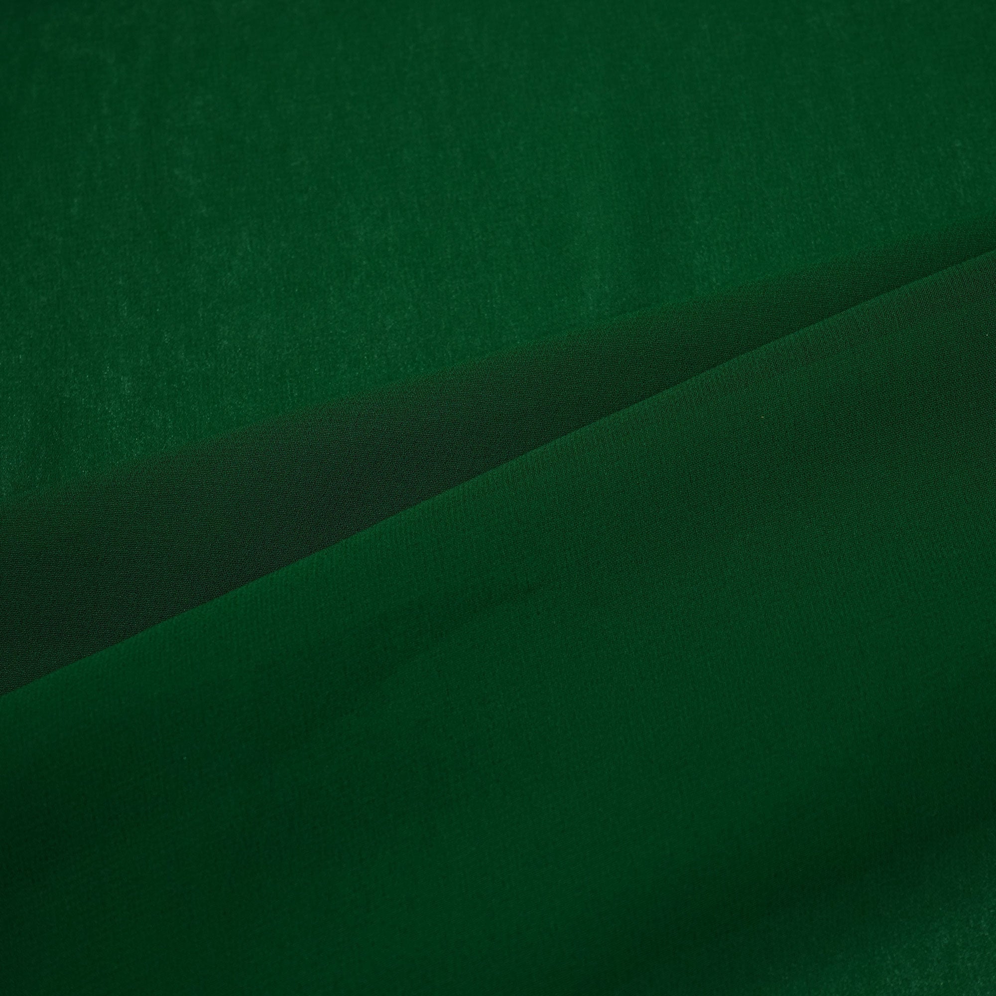 Forest Green Solid Georgette VF-16550