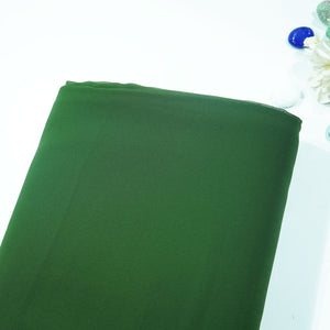 Dark Green Solid Georgette VF-16552