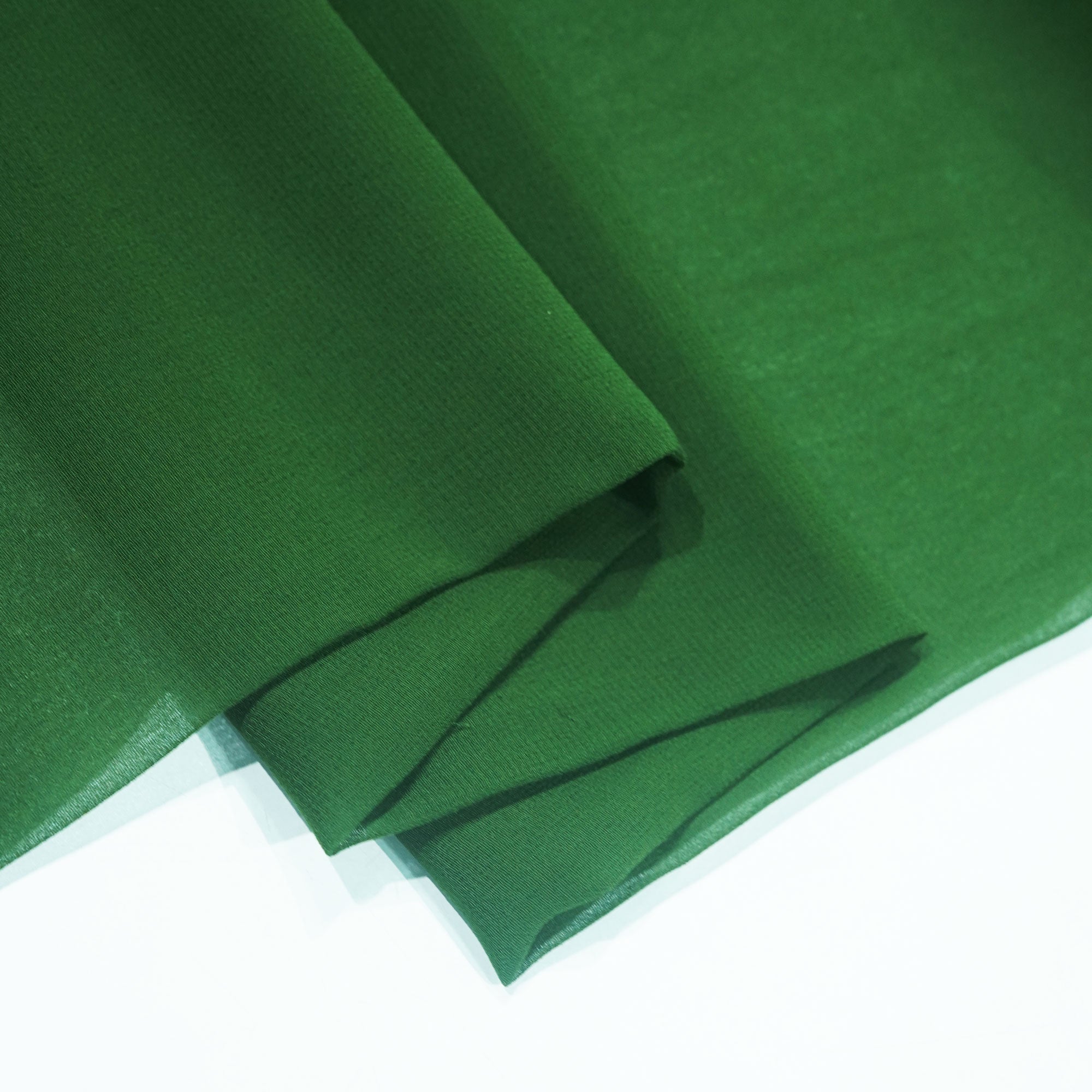 Dark Green Solid Georgette VF-16552