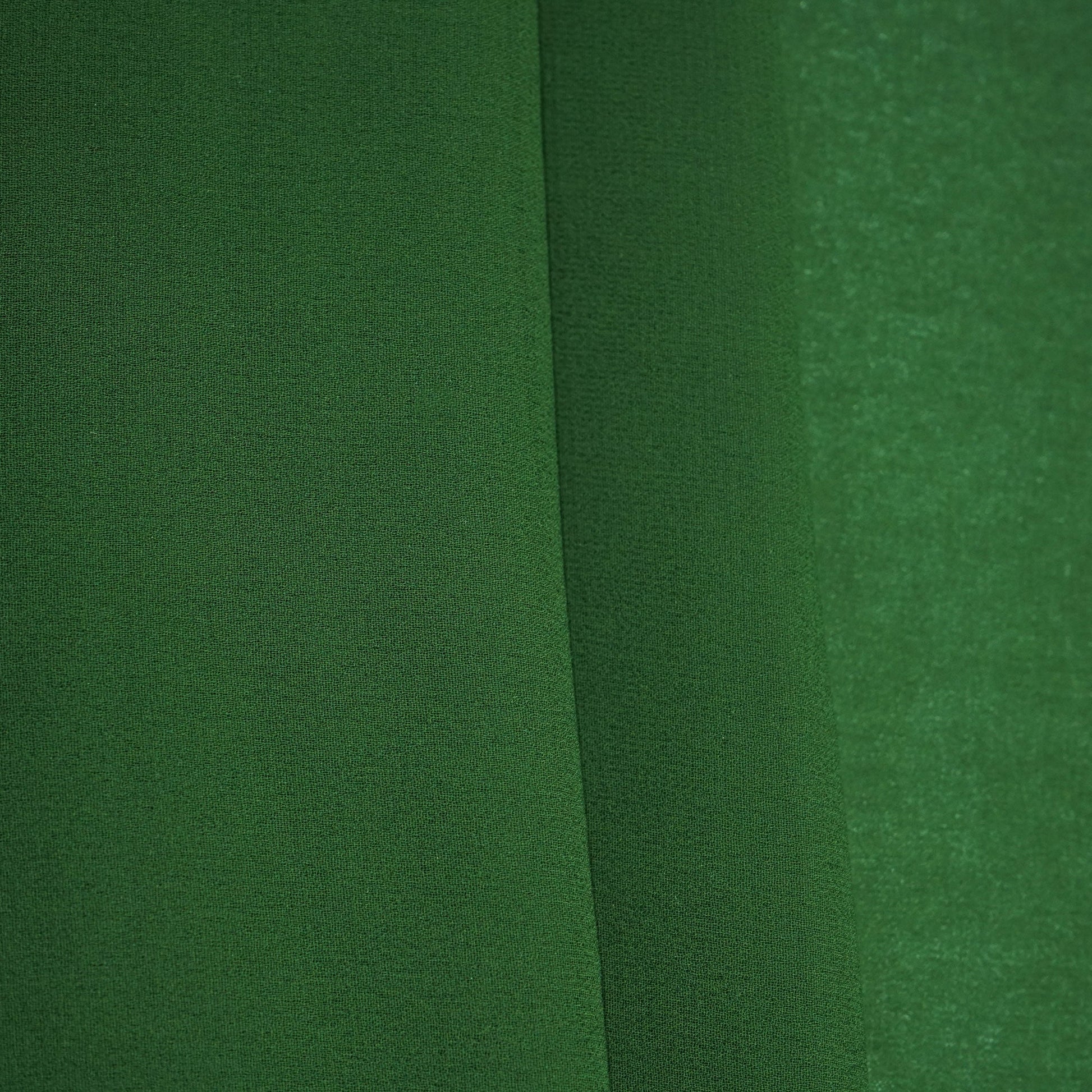 Dark Green Solid Georgette VF-16552
