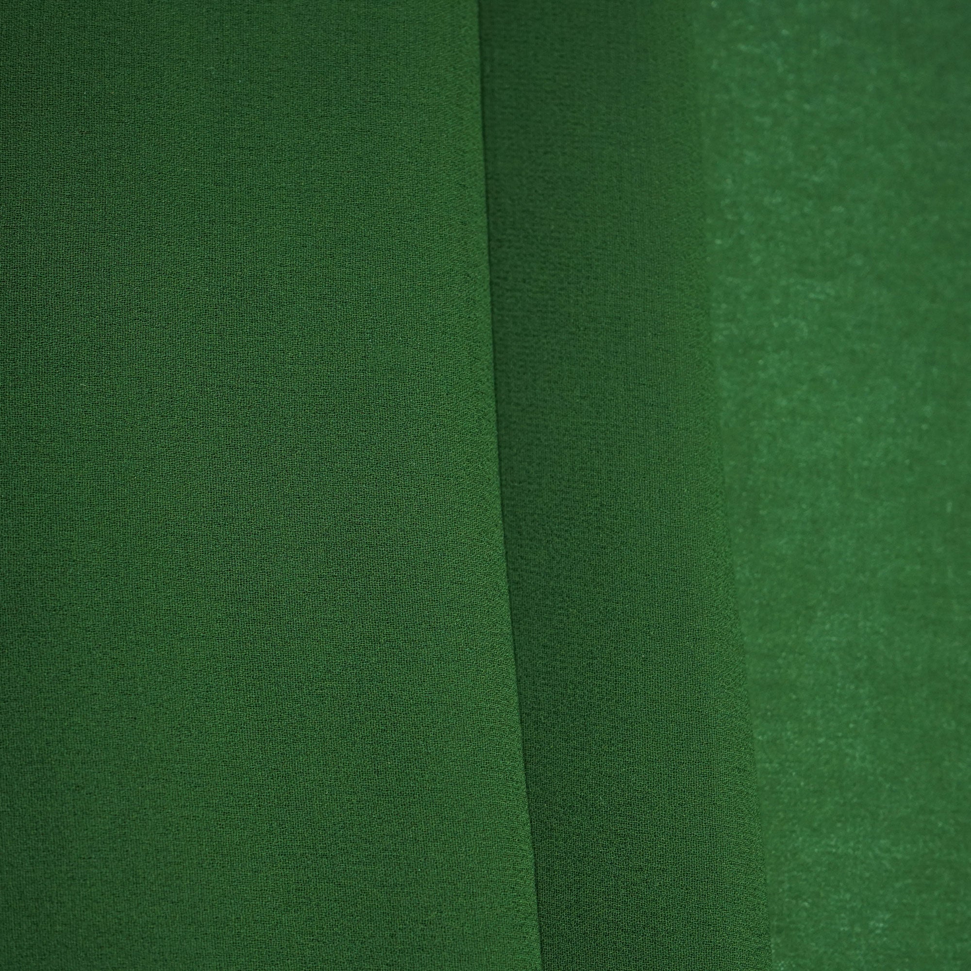 Dark Green Solid Georgette VF-16552