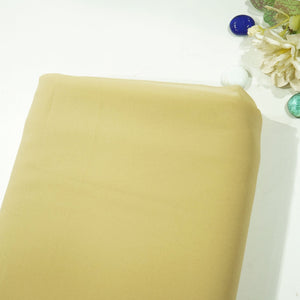 Tan Brown Solid Georgette VF-16558