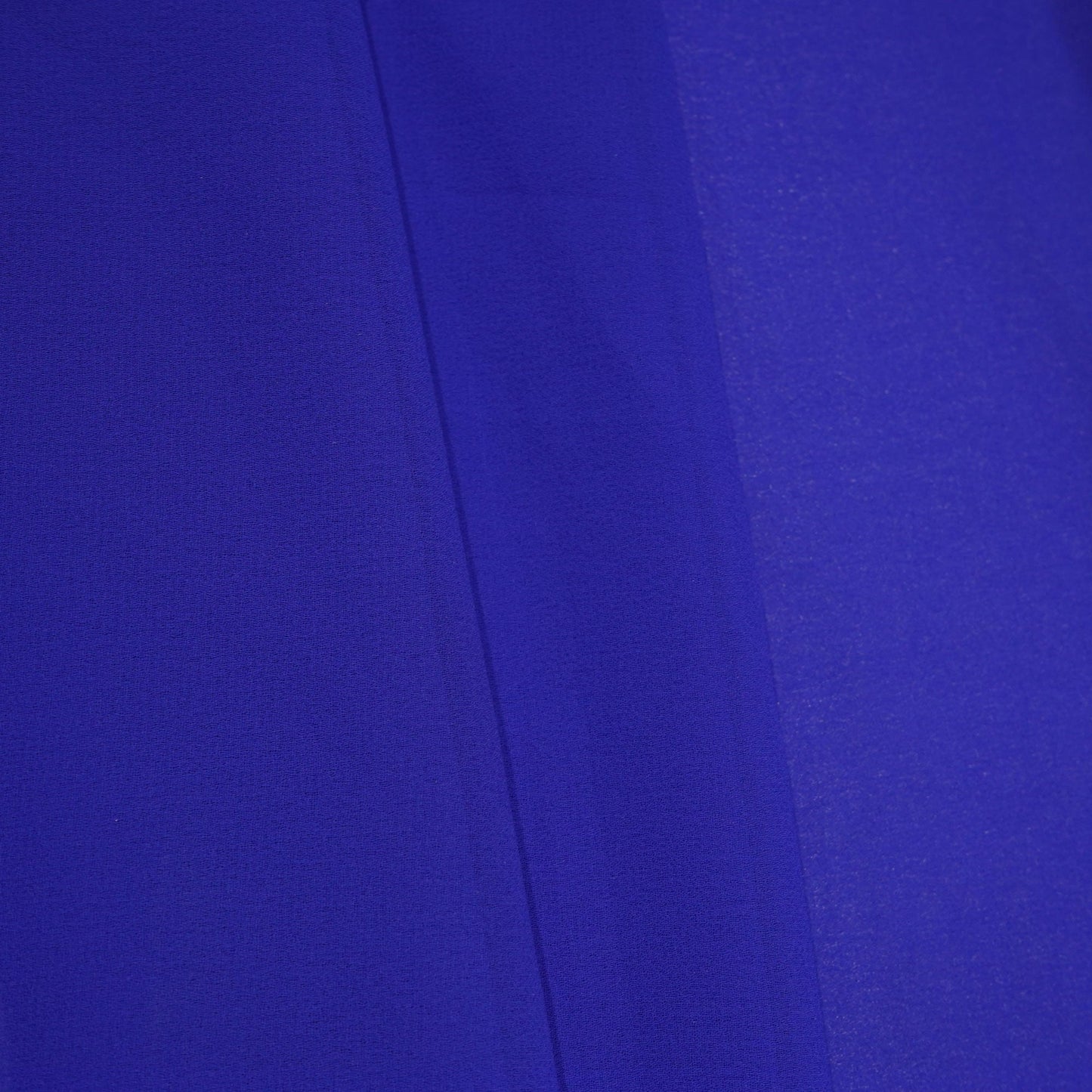 Cobalt Blue Solid Georgette VF-16564