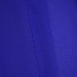Cobalt Blue Solid Georgette VF-16564