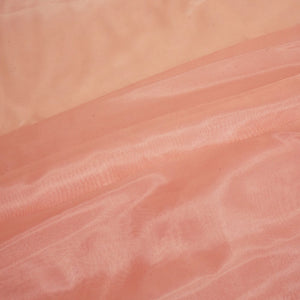 Flamingo Pink Solid Liquid Organza SE-16604