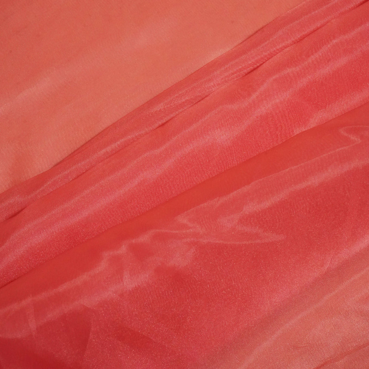 Dull Pink Solid Liquid Organza SE-16606