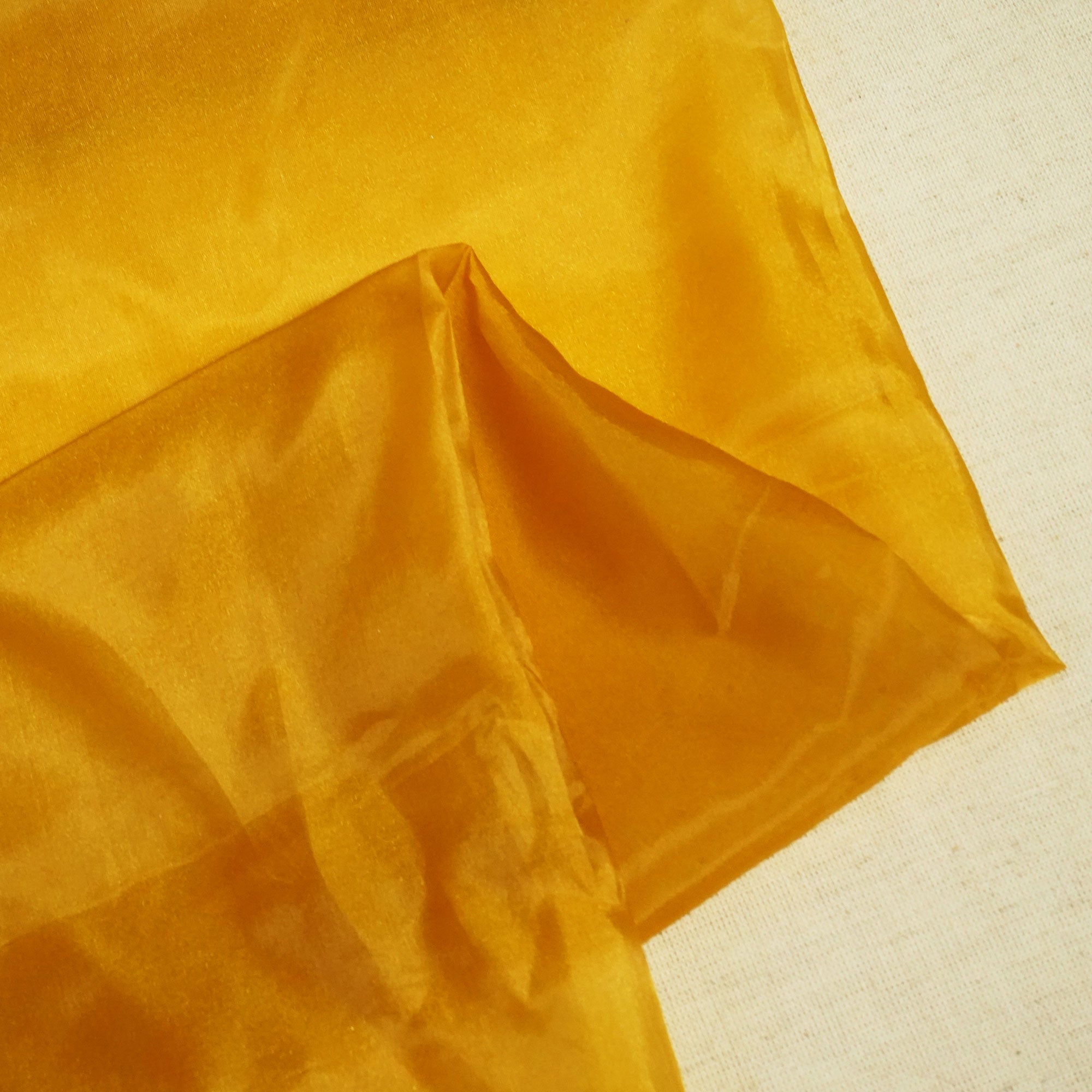 Dark Mustard Solid Liquid Organza SE-16611