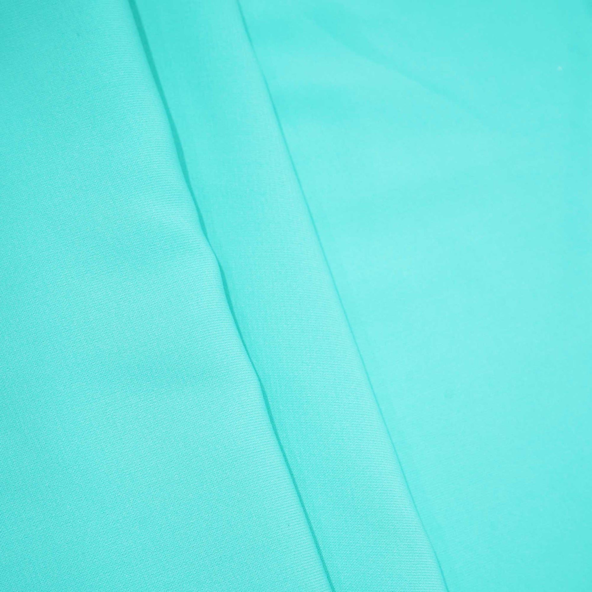 Sky Blue Solid Heavy Crepe SSS-16654