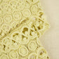 Lemon Green Geometrical Schiffli Crochet AF-16659