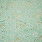 Mint Green White 3D Embroidery Schiffli Crepe AF-16666