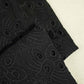 Black Floral Embroidery Cotton Schiffli PGF-16675