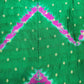 Light Green Pink Bandhani Silk Jacquard NH-16705