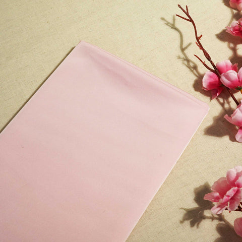 Peach Pink Solid Butter Crepe Fabric SF-16736