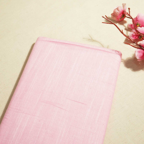 Flamingo Pink Solid Cotton Khadi SS-16766