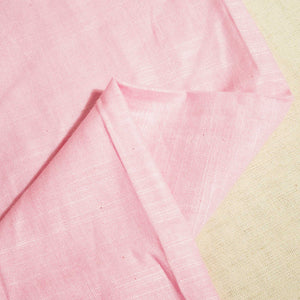 Flamingo Pink Solid Cotton Khadi SS-16766