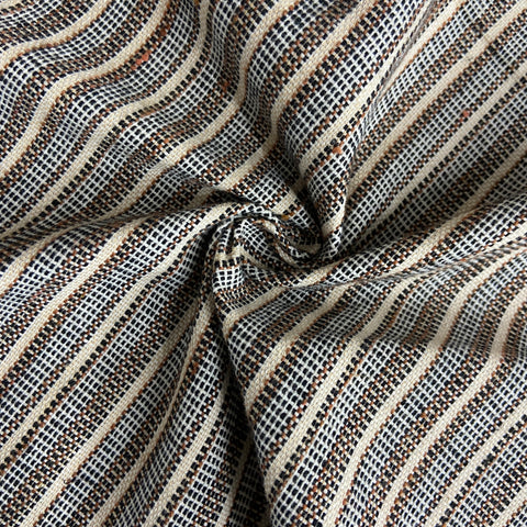Black & Brown Tapestry Fabric