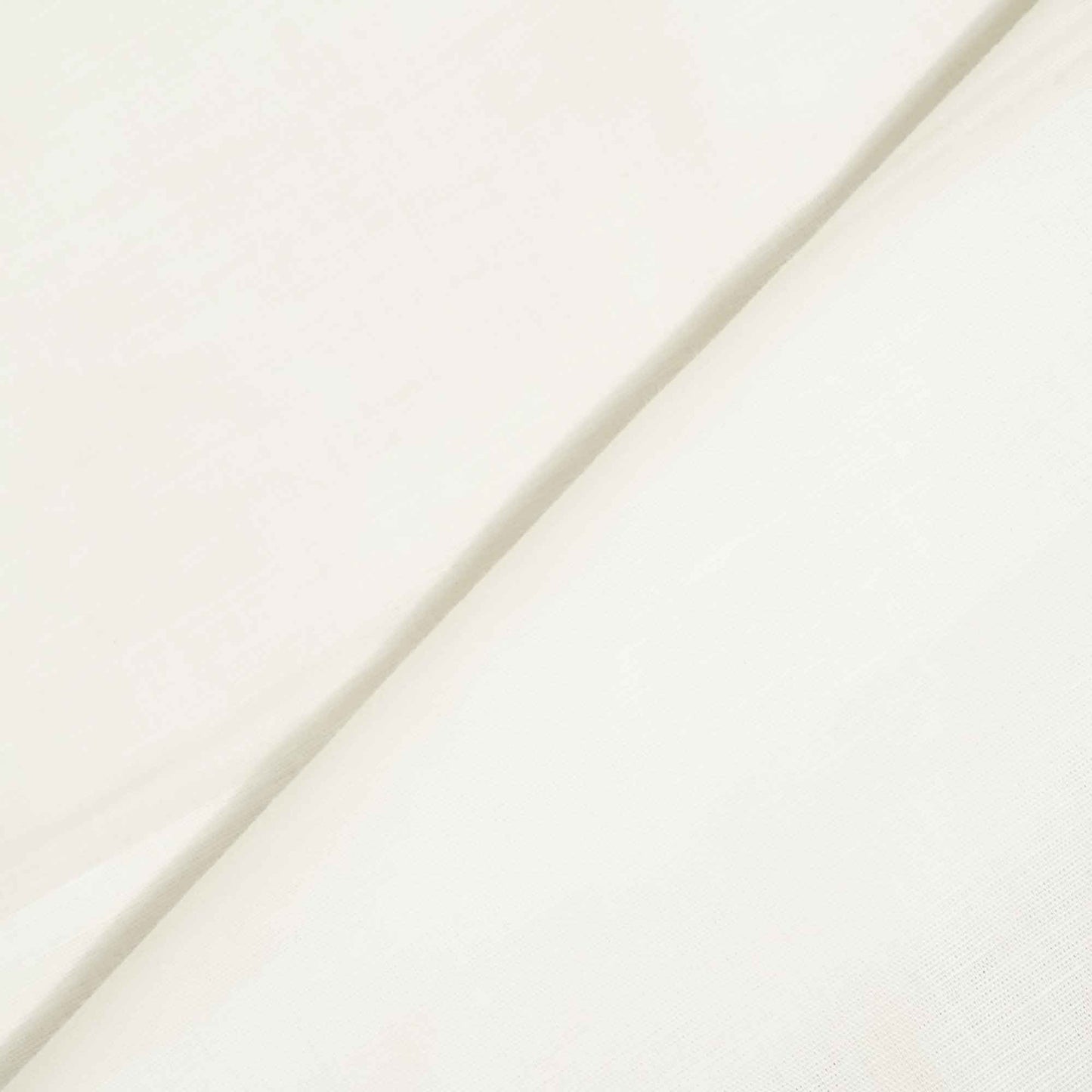 White Solid Cotton Linen MKT-16816