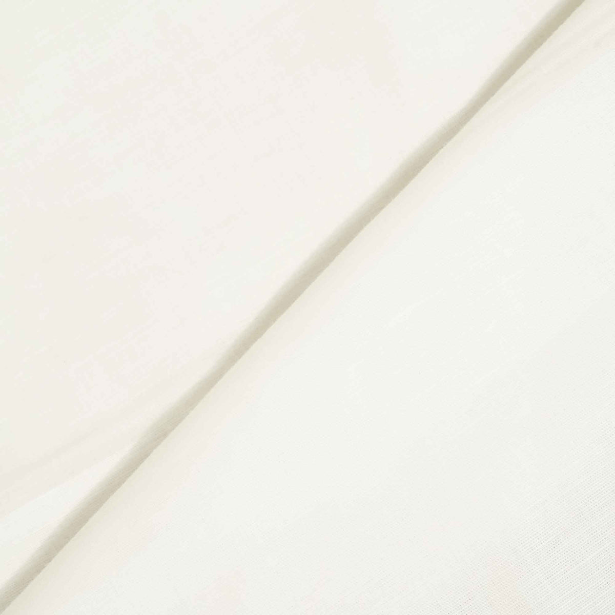 White Solid Cotton Linen MKT-16816