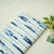 OffWhite Blue Ikkat Dobby Embroidery Dyeable Cotton DE-16820