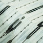OffWhite Black Ikkat Dobby Embroidery Dyeable Cotton DE-16822