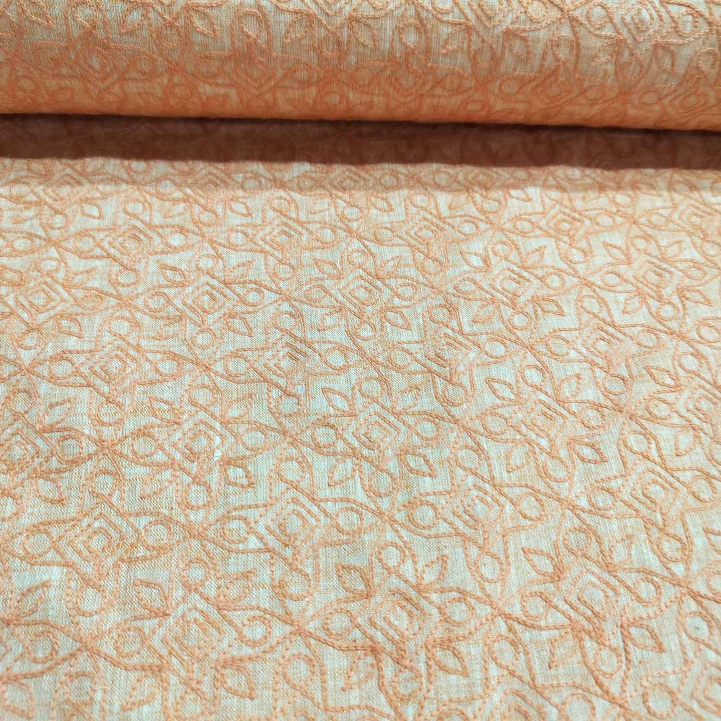 Orange Traditional Thread Embroidery Linen KT-16840
